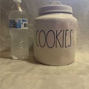 Rae Dunn White Cookie Jar